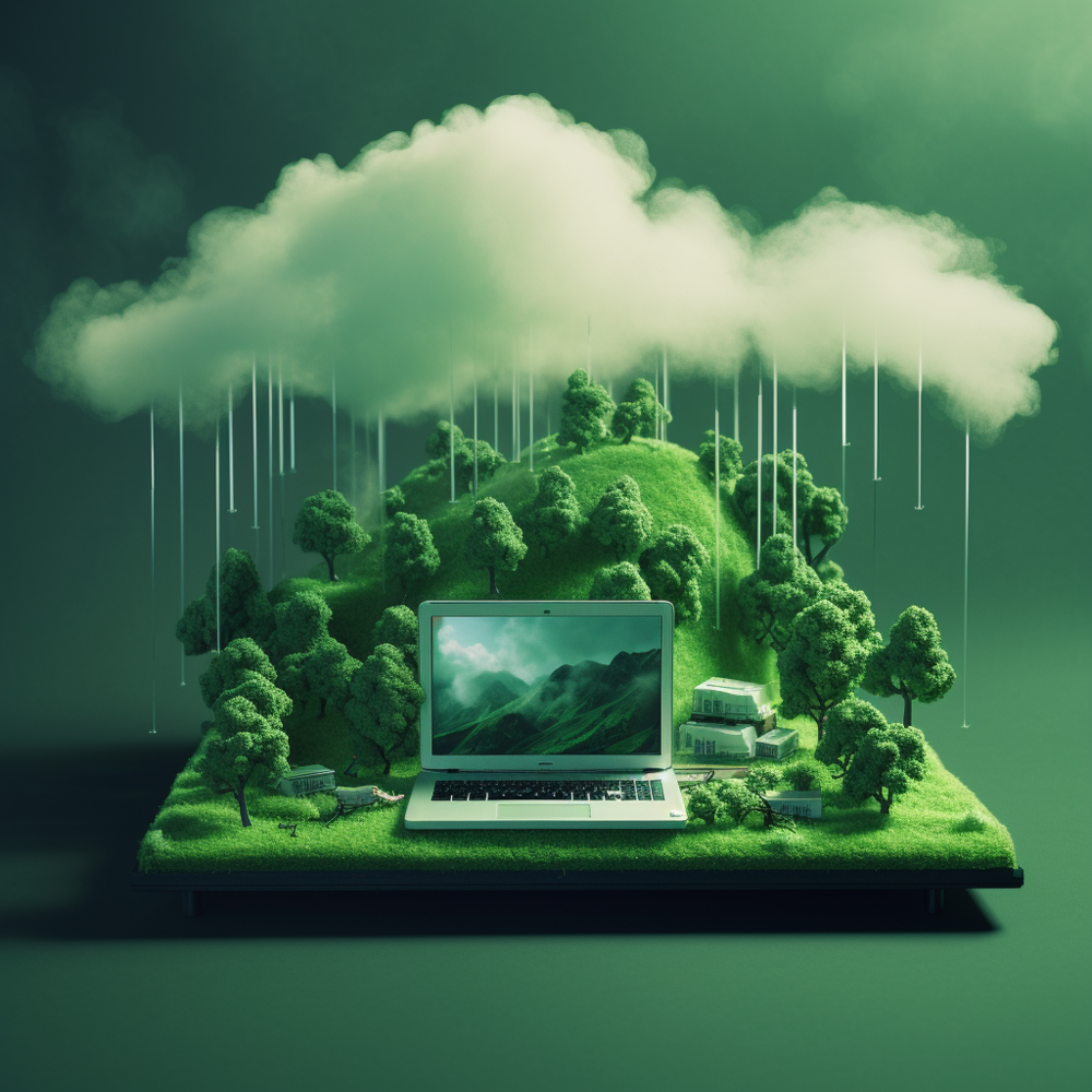 computers IT cloudcomputing in a cloud and a green environment 
